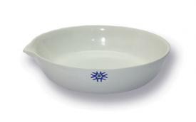 Evaporating Dishes, Flat Form, Porcelain
